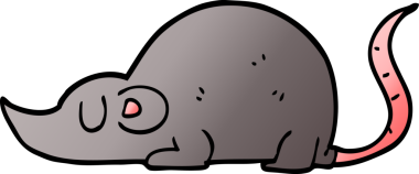 Bir insan tarafından çizilmiş karalama faresi.