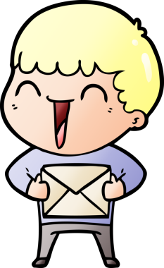 Bir insan tarafından çizilmiş mutlu bir adam.