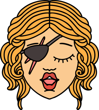 Retro Dövme Tarzı Bir İnsan Tarzı Düzenbaz Karakteri