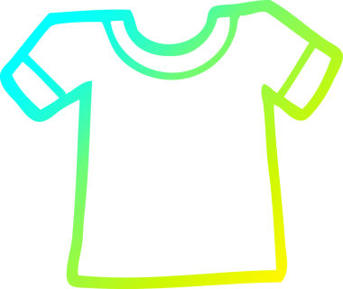 Bir insan tarafından çizilmiş karikatür tişörtü.