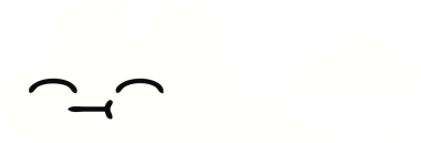 Bir insan tarafından çizilmiş beyaz bulutun düz renkli retro karikatürü