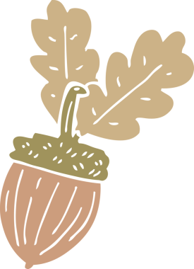 Bir insan tarafından çizilmiş karikatür palamudu.