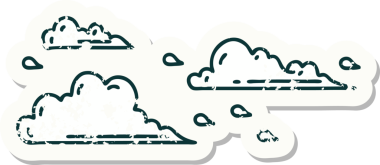 Bir insan tarafından çizilmiş eski bir dövme stili.