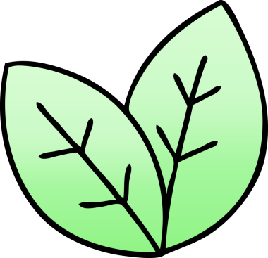 bir insan tarafından çizilmiş gölgelenmiş garip karikatür yaprakları