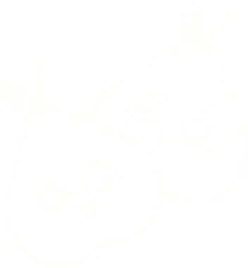 Bir insan tarafından çizilen Armut Tebeşiri