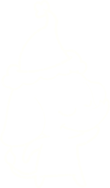 Bir insan tarafından çizilen Fil Tebeşiri