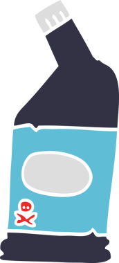 Bir insan tarafından çizilmiş karalama çamaşır suyu temizleyicisi.