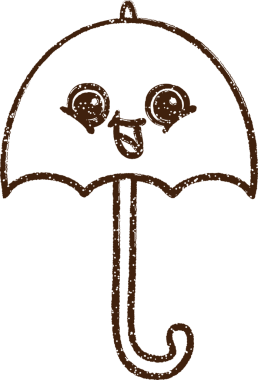 Bir insan tarafından çizilen Şemsiye Kömürü