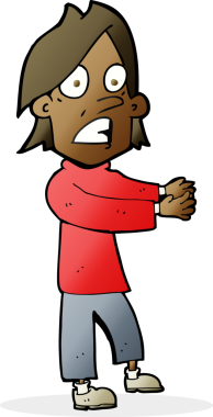 Bir insan tarafından çizilmiş bir karikatür.