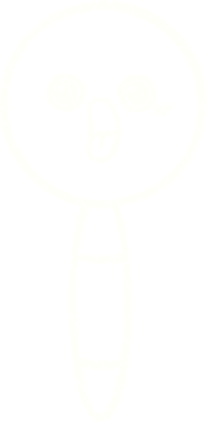 Bir insan tarafından çizilen Büyüteç Tebeşir Çizimi