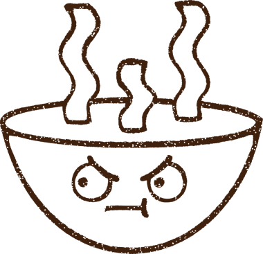 Sıcak Çorba Kömürü Bir insan tarafından çizilmiş