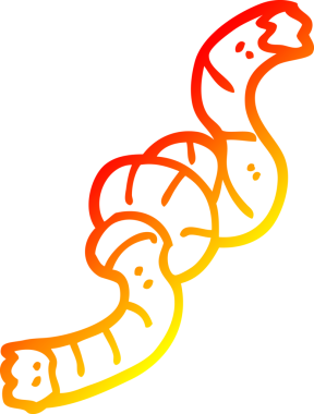 Bir insan tarafından çizilmiş bir karikatürün sıcak eğimli çizimi