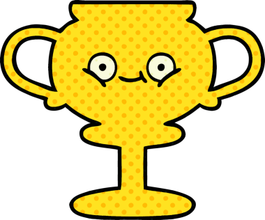 Bir insan tarafından çizilmiş bir kupanın çizgi romanı.