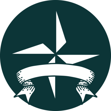 bir insan tarafından çizilmiş bir yıldız sembolüne sahip dövme biçimi simgesi