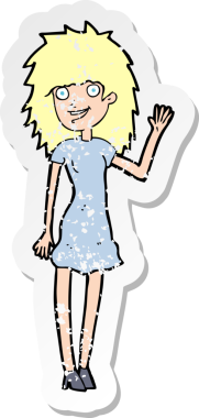 Bir insan tarafından çizilen mutlu bir karikatürün gerilimli yapıştırması.