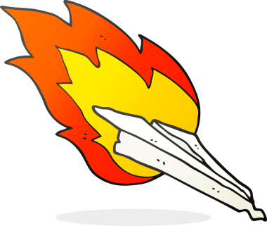 Bir insan tarafından çizilen el yazısıyla çizilmiş kağıt uçak kazası.