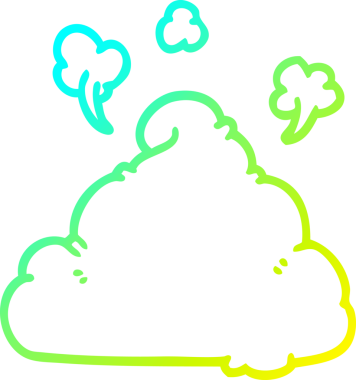 Bir insan tarafından çizilmiş bir çizgi film dışkısı çizimi.