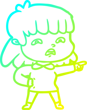 Bir insan tarafından çizilmiş endişeli bir karikatür çizimi.