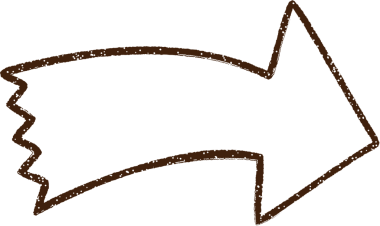 Bir insan tarafından çizilen Yön Oku Kömür Çizimi