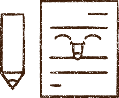 Kağıt Notlar Bir insan tarafından çizilmiş Kömür Çizimi