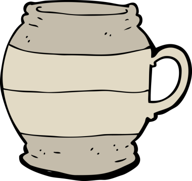 Bir insan tarafından çizilmiş büyük bir karikatür.