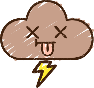 Bir insan tarafından çizilen Fırtına Bulutu Tebeşiri