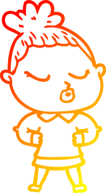 Bir insan tarafından çizilmiş, karikatür çizimi.