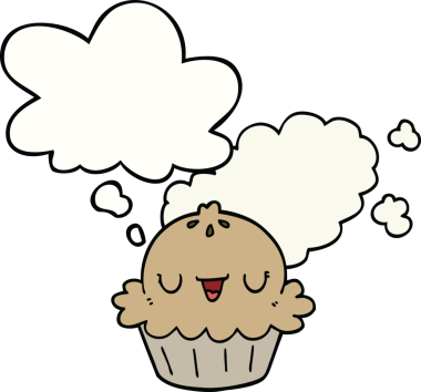 Bir insan tarafından çizilmiş düşünce baloncuklu şirin çizgi film turtası.