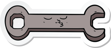 Bir insan tarafından çizilmiş çizgi film anahtarının çıkartması.