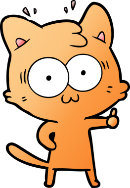 Bir insan tarafından çizilmiş bir çizgi film.