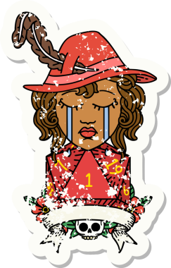 Retro Dövme Tarzı İnsan Ozan Karakteri Yüzü Bir İnsan Tarafından Çizildi