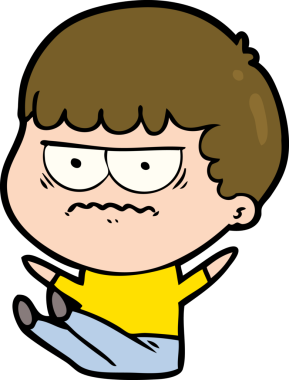 Bir insan tarafından çizilmiş rahatsız bir adam.