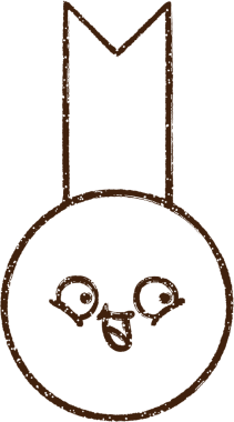 Bir insan tarafından çizilen Altın Madalya Kömür