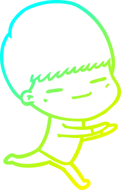 Bir insan tarafından çizilmiş kendini beğenmiş bir çizgi film karakteri.