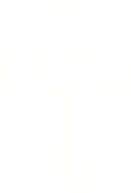 Ağlayan Şemsiye Tebeşiri Bir insan tarafından çizilmiş