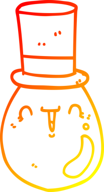 Bir insan tarafından çizilmiş havalı bir karikatür çizimi.