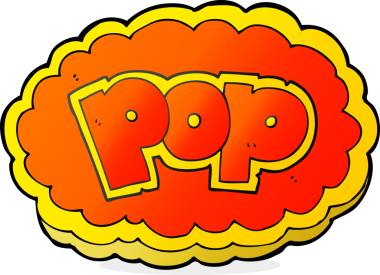 Bir insan tarafından çizilmiş serbest çizim POP sembolü