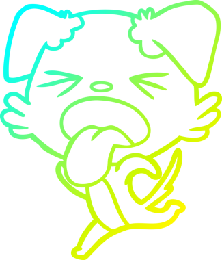 Bir insan tarafından çizilmiş bir çizgi film çizimi.