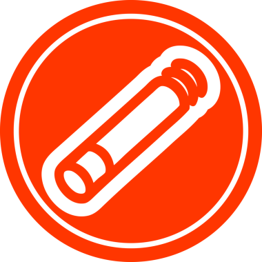 Bir insan tarafından çizilmiş sigara dairesel simgesi