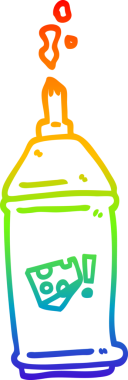 gökkuşağı gradyan çizgi çizimi bir insan tarafından çizilmiş fıskiye peyniri