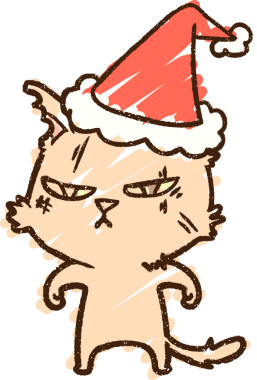 Bir insan tarafından çizilen Şen Kedi Tebeşiri