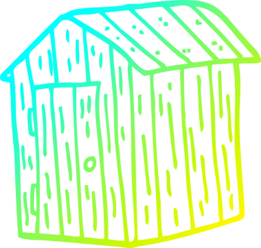 Bir insan tarafından çizilmiş ahşap bir karikatür çizimi.