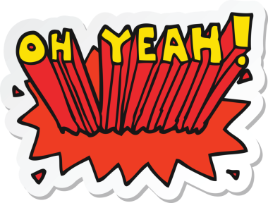 Çizgi film metninin çıkartması. Bir insan tarafından çizilmiş.