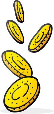 Bir insan tarafından çizilmiş serbest çizim bozuk paralar