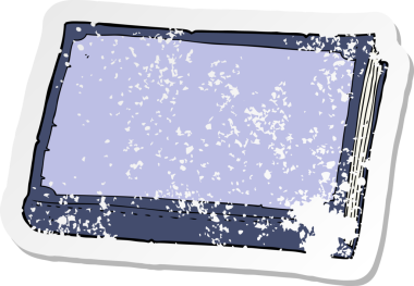 Bir insan tarafından çizilmiş bir çizgi romanın gerilimli yapıştırması.