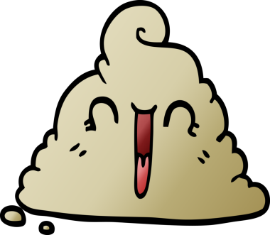 Bir insan tarafından çizilmiş karikatür kakası.