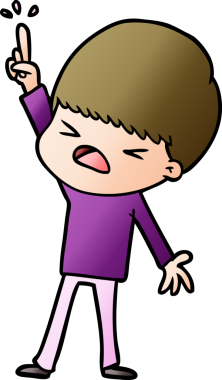 Çizgi film bir insan tarafından çizilmiş stresli adam