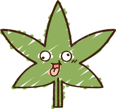 Bir insan tarafından çizilmiş Kenevir Yaprağı Tebeşiri