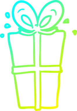 Bir insan tarafından çizilmiş soğuk gradyan çizgisi.