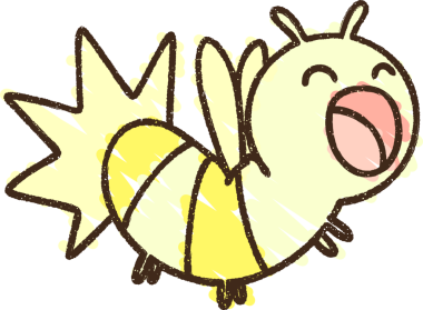 Bir insan tarafından çizilen Ateş Böceği Tebeşiri